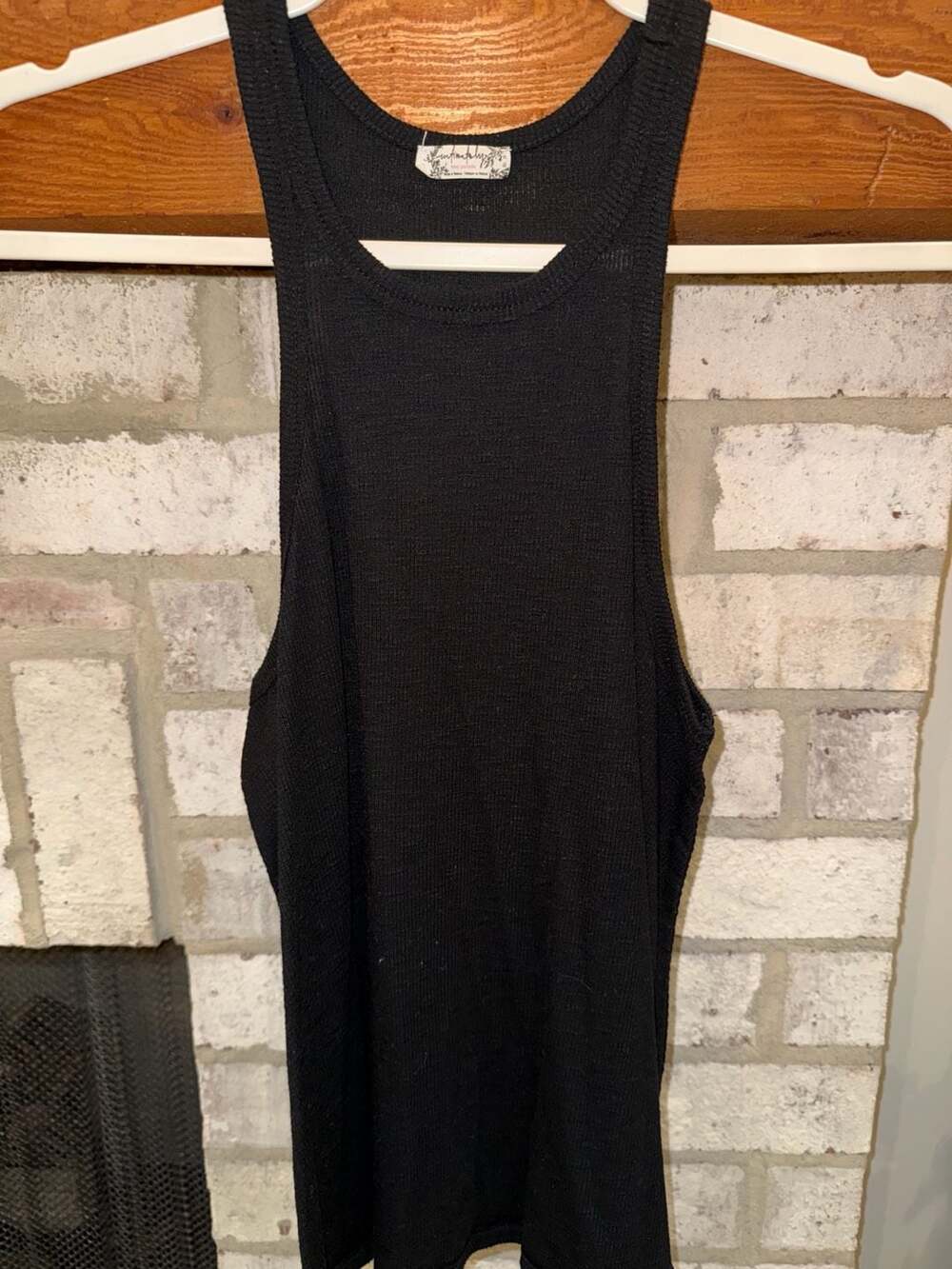 Intimately Free People Black Knit Tank Top